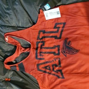 Womans NFL Team Apparel Tank w Twist, Atlanta Seahawks